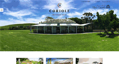 Desktop Screenshot of coriole.com